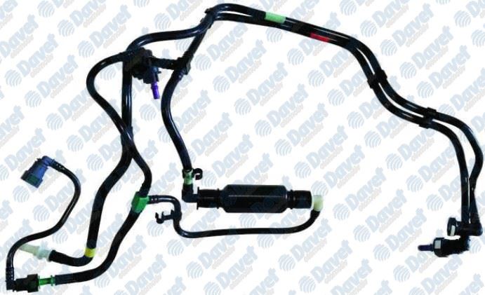 WINTECH 0500200 Yakit Hortum Takimi P206-P207-P307-Bipper-P206+/C1-C2-C3-C3 Ii-C3 Iii-Nemoxsara Ii Dv4td(1.4hdi 8v)